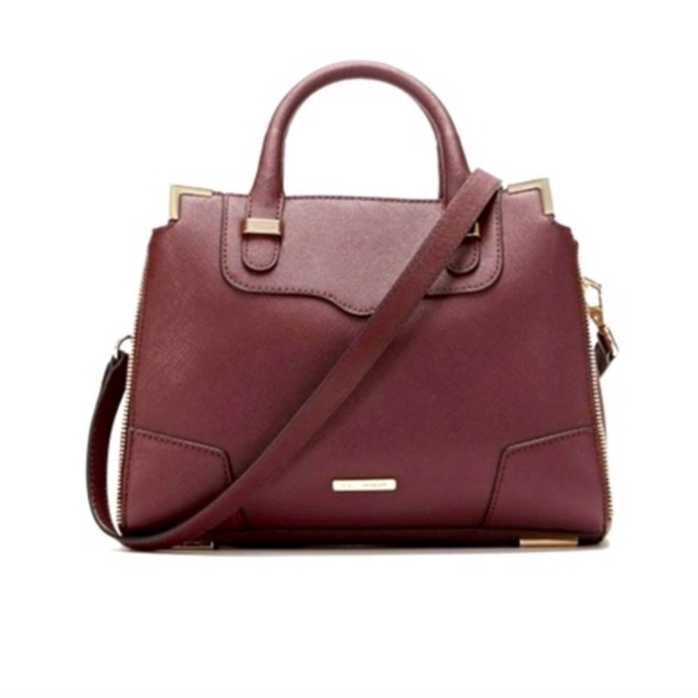 Rebecca Minkoff Plum burgundy leather Amorous Handbag
